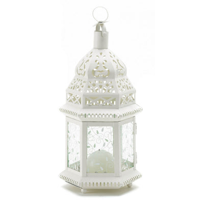 WHITE MOROCCAN LANTERN Default Title