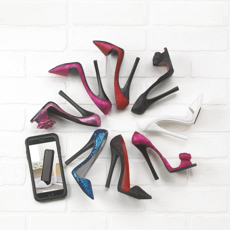 SPARKLE BLUE SHOE PHONE HOLDER Default Title